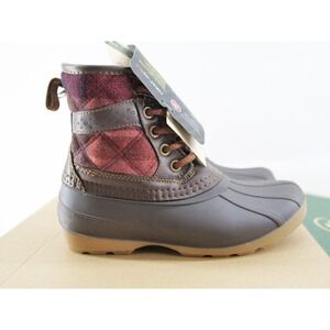 Kamik Sierra Mid Waterproof Winter Boots Girls‎ Ankle Dark Brown Size 13